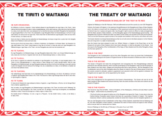 The Treaty Of Waitangi:Speaking To A Treaty Worker In Aotearoa | 3CR ...